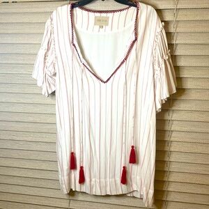 Moon River tunic mini dress